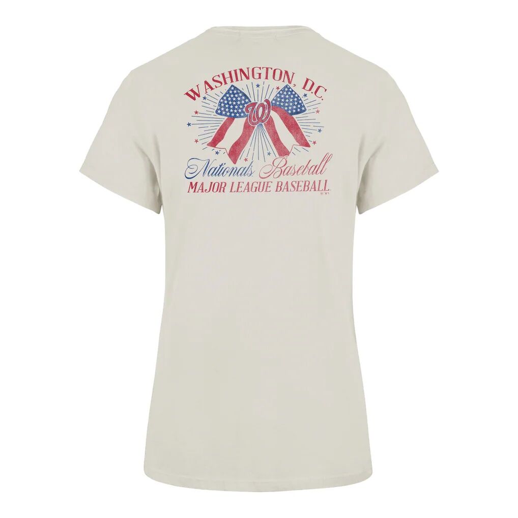 Washington Nationals '47 Women's Bow Burst Frankie T-Shirt