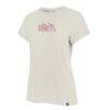 New York Yankees '47 Women's Bow Burst Frankie T-Shirt - Cream - Side View