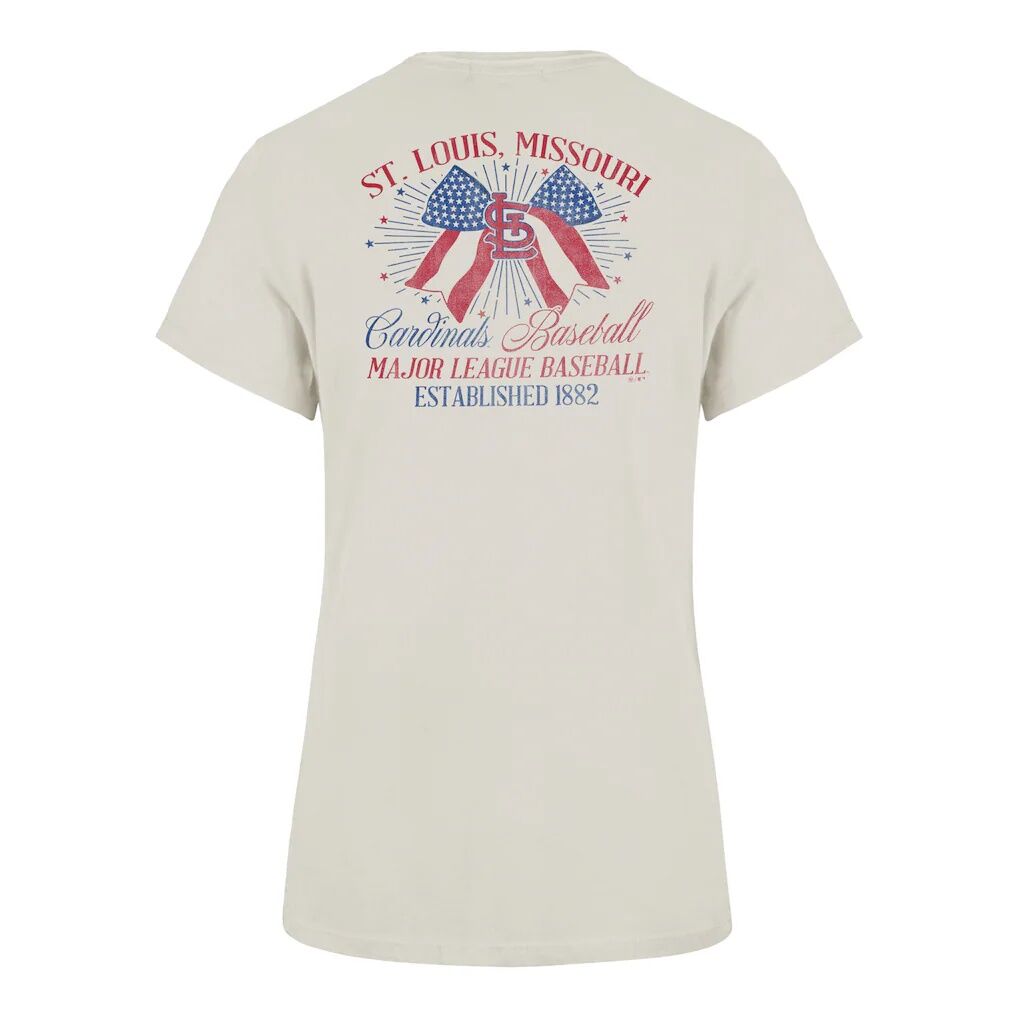 St. Louis Cardinals '47 Women's Bow Burst Frankie T-Shirt