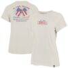 St. Louis Cardinals '47 Women's Bow Burst Frankie T-Shirt - Cream - Front View