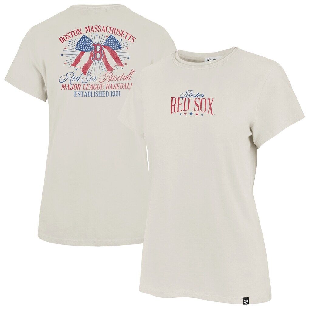 Boston Red Sox '47 Women's Bow Burst Frankie T-Shirt