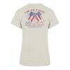 Chicago Cubs '47 Women's Bow Burst Frankie T-Shirt - Cream - Detail View