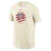 USMNT Nike Federation Wordmark T-Shirt - Cream - Front View