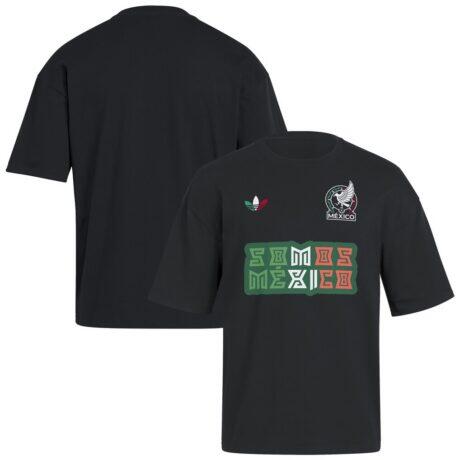 Mexico National Team adidas 2026 Third Jersey Hook T-Shirt - Black - Front View
