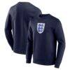 England National Team Primary Logo Sweatshirt - Navy - Front View