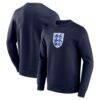 England National Team Primary Logo Sweatshirt - Navy - Front View