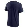 England National Team Distressed Retro Logo T-Shirt - Navy - Detail View