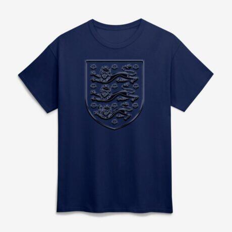 England National Team Chromatic Logo T-Shirt - Navy - Front View