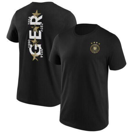 Germany National Team Hometown T-Shirt - Black - Front View