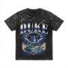 Duke Blue Devils Gameday Couture Women's Sky's the Limit Washed Micro Rhinestone T-Shirt - Black - Front View