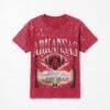 Arkansas Razorbacks Gameday Couture Women's Sky's the Limit Washed Micro Rhinestone T-Shirt - - Front View