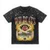 Bethune-Cookman Wildcats Gameday Couture Women's Sky's the Limit Washed Micro Rhinestone T-Shirt - Black - Front View