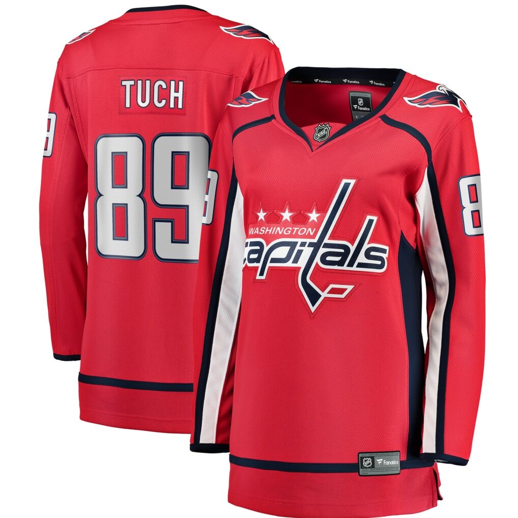 Alex Tuch Washington Capitals Fashion7 Women's Home Breakaway Jersey