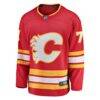 Simon Nemec Calgary Flames Fashion7 Home Breakaway Jersey - Red - Side View