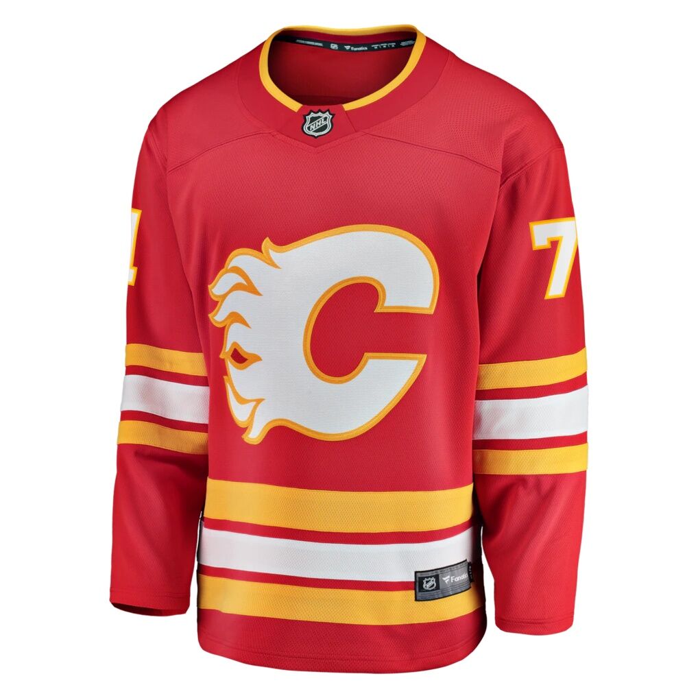 Simon Nemec Calgary Flames Fashion7 Home Breakaway Jersey