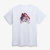 ECU Pirates Americana T-Shirt - White - Front View