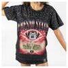 Fresno State Bulldogs Gameday Couture Women's Dream Big Washed Micro Rhinestone T-Shirt - Black - Detail View