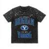 BYU Cougars Gameday Couture Women's In the Zone Washed Micro Rhinestone T-Shirt - Black - Front View