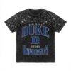 Duke Blue Devils Gameday Couture Women's In the Zone Washed Micro Rhinestone T-Shirt - Black - Front View