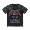 Florida Atlantic Owls Gameday Couture Women's In the Zone Washed Micro Rhinestone T-Shirt - Black - Front View
