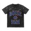 Boise State Broncos Gameday Couture Women's In the Zone Washed Micro Rhinestone T-Shirt - Black - Front View