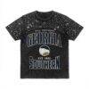 Georgia Southern Eagles Gameday Couture Women's In the Zone Washed Micro Rhinestone T-Shirt - Black - Front View