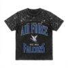 Air Force Falcons Gameday Couture Women's In the Zone Washed Micro Rhinestone T-Shirt - Black - Front View