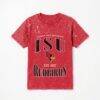 Illinois State Redbirds Gameday Couture Women's Sparkle & Score Washed Micro Rhinestone T-Shirt - Red - Front View