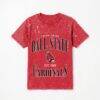 Ball State Cardinals Gameday Couture Women's Sparkle & Score Washed Micro Rhinestone T-Shirt - - Front View