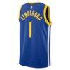 Yaxel Lendeborg Golden State Warriors Nike Unisex Swingman Jersey - Icon Edition - - Detail View