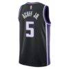 Darius Acuff Jr. Sacramento Kings Nike Unisex Swingman Jersey - Black - Detail View