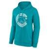 Chicago Cubs Women's Summer Wave Hoodie - - Side View