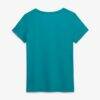 Chicago White Sox Women's Summer Wave V-Neck T-Shirt - Aqua - Side View