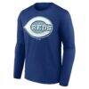 Cincinnati Reds Summer Wave Long Sleeve T-Shirt - Blue - Detail View