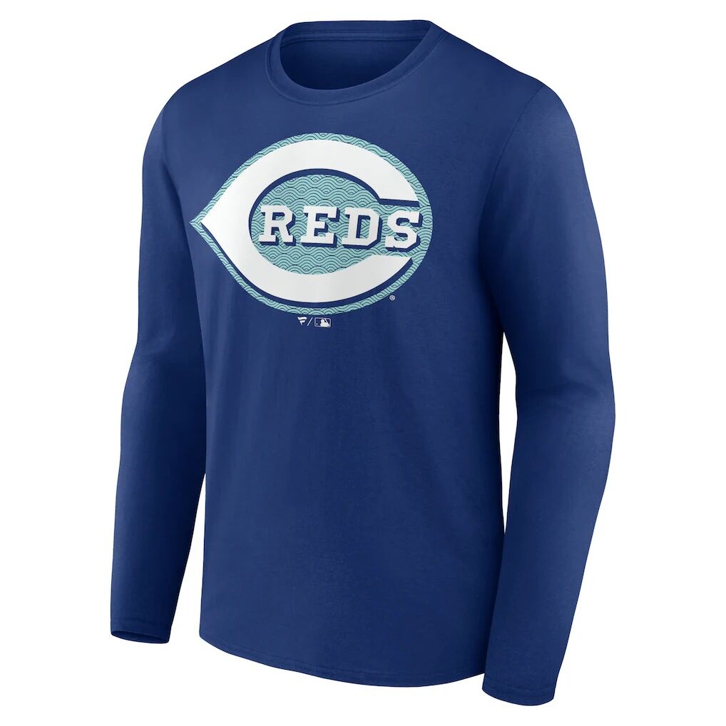 Cincinnati Reds Summer Wave Long Sleeve T-Shirt