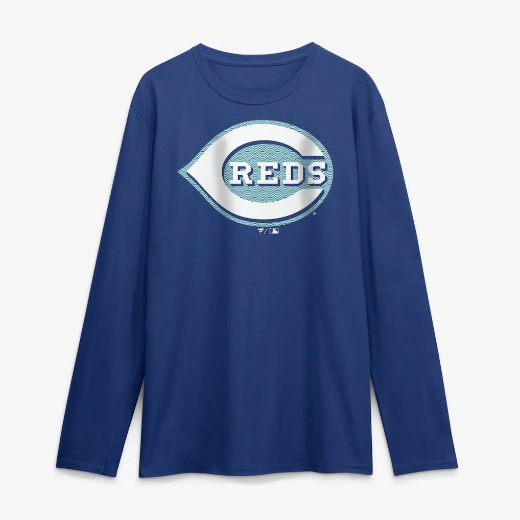 Cincinnati Reds Summer Wave Long Sleeve T-Shirt