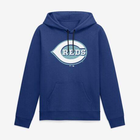 Cincinnati Reds Summer Wave Hoodie - Blue - Front View