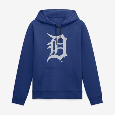 Detroit Tigers Summer Wave Hoodie - Blue - Front View