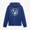 Milwaukee Brewers Summer Wave Hoodie - Blue - Front View