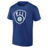 Milwaukee Brewers Summer Wave T-Shirt - Blue - Detail View