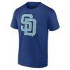 San Diego Padres Summer Wave T-Shirt - Blue - Detail View
