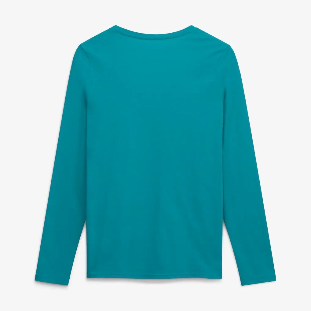 San Diego Padres Women's Summer Wave Long Sleeve V-Neck T-Shirt - Aqua