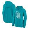 San Diego Padres Women's Summer Wave Hoodie - - Front View