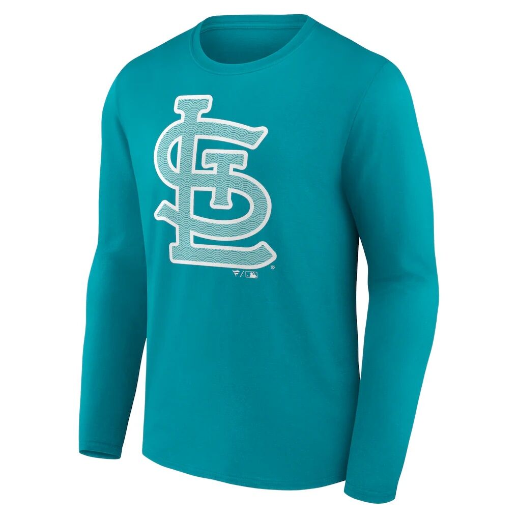 St. Louis Cardinals Summer Wave Long Sleeve T-Shirt - Aqua