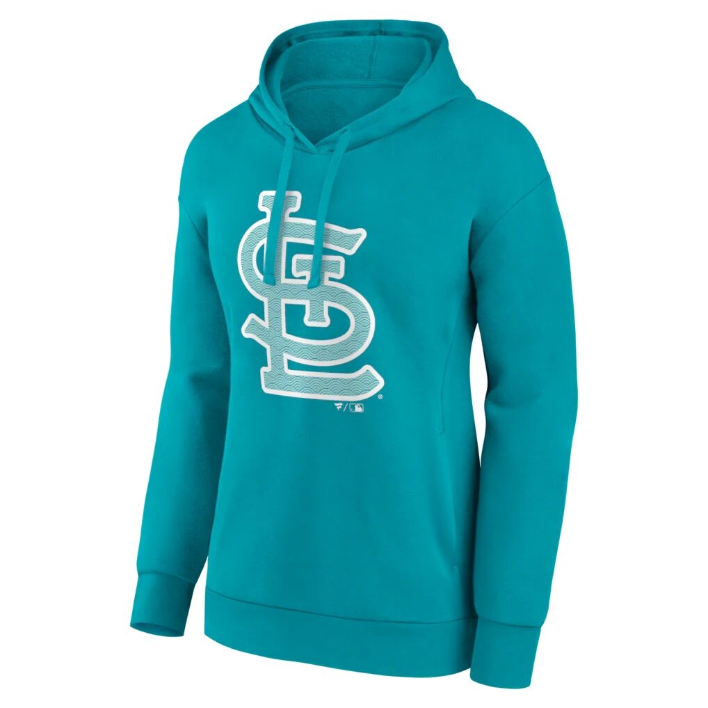 St. Louis Cardinals Women's Summer Wave Hoodie - Aqua