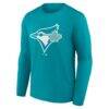 Toronto Blue Jays Summer Wave Long Sleeve T-Shirt - Aqua - Detail View
