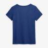 San Diego Padres Women's Summer Wave V-Neck T-Shirt - Blue - Side View