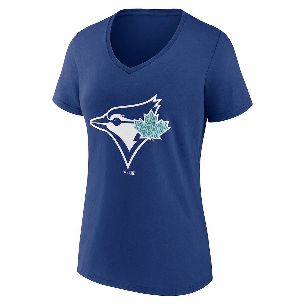 Toronto Blue Jays Women’s Summer Wave V-Neck T-Shirt