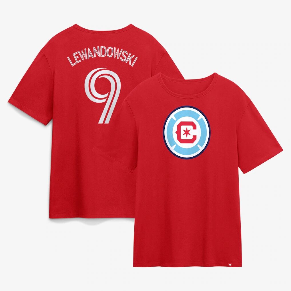 Robert Lewandowski Chicago Fire Name & Number T-Shirt