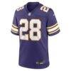 Adrian Peterson Minnesota Vikings Nike Alternate 2 Classic Retired Game Jersey - Purple - Side View
